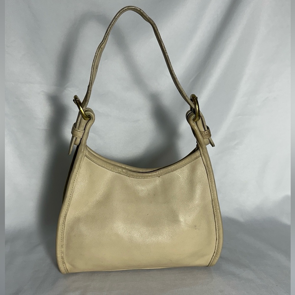 COACH Vintage 4106 Small Bone Smooth Leather Soho Handbag